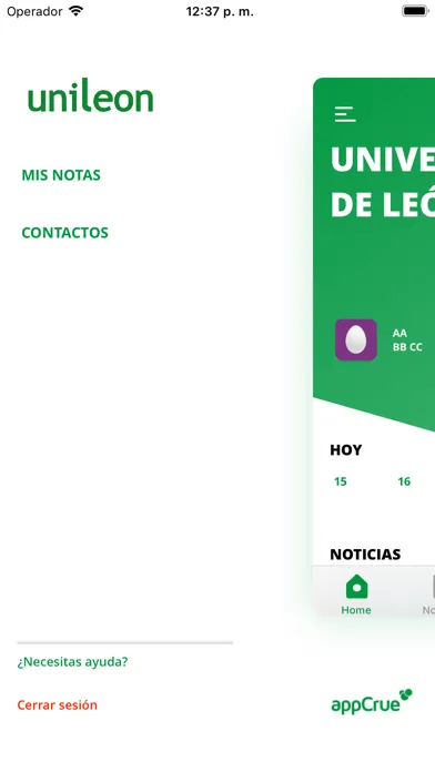 Unileon App 스크린샷