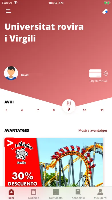 Capturas de pantalla de URV - Univ. Rovira i Virgili