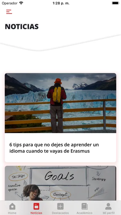 Capturas de pantalla de USAL App Universidad Salamanca