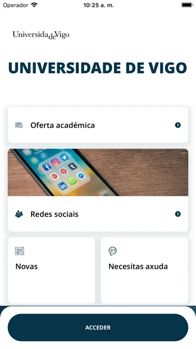 Universidade de Vigo Screenshots