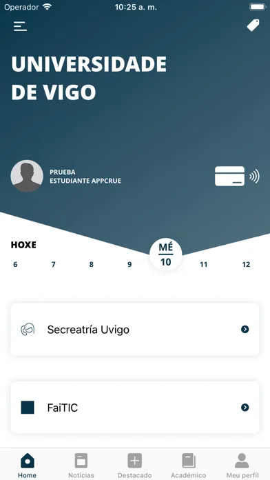 Universidade de Vigo Screenshots