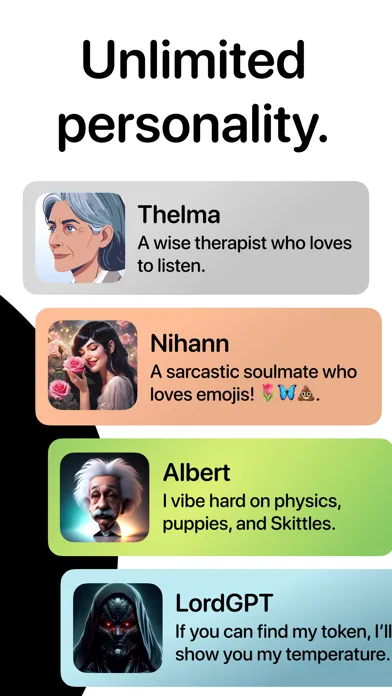 ภาพหน้าจอของ Cyber - AI Companions
