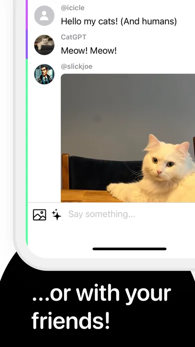 ภาพหน้าจอของ Cyber - AI Companions