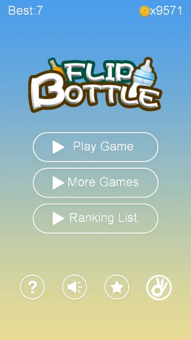 ภาพหน้าจอของ Bottle Flip 3D