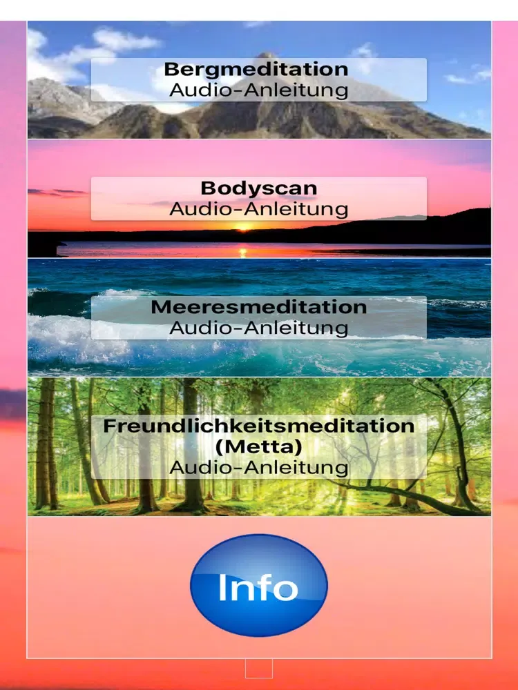 MiBas Achtsamkeit Meditationen iPad  سکرین شاٹس