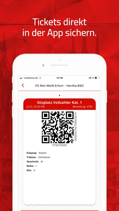 Capturas de pantalla de FC Rot-Weiß Erfurt