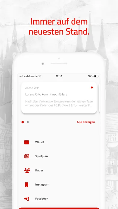 Capturas de pantalla de FC Rot-Weiß Erfurt
