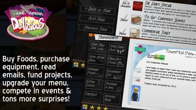 Capturas de tela do Cook, Serve, Delicious! Mobile