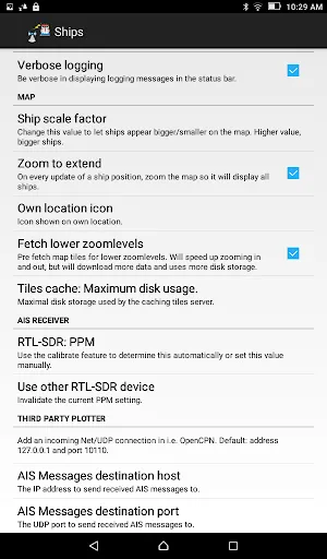 Capturas de pantalla de Ships - Receive AIS from air