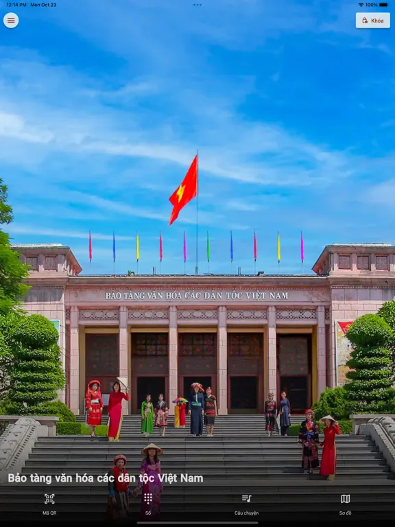 Capturas de tela do Bảo tàng VH các DT Việt Nam iPad 