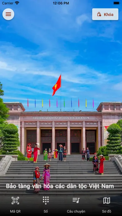 Capturas de tela do Bảo tàng VH các DT Việt Nam