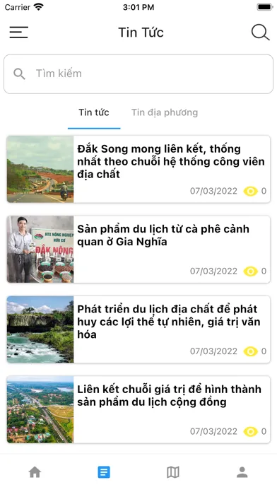 Capturas de pantalla de Du lịch thông minh Đắk Nông