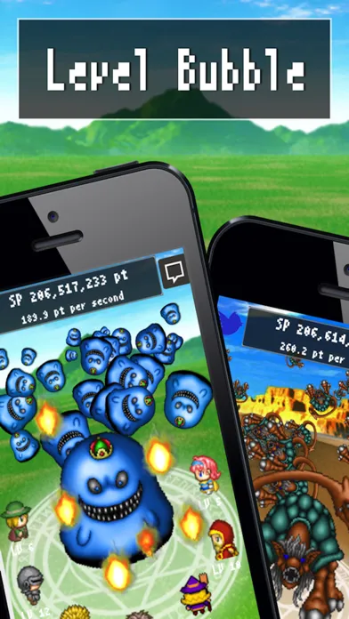 Level Bubble defeating Dragon Screenshots