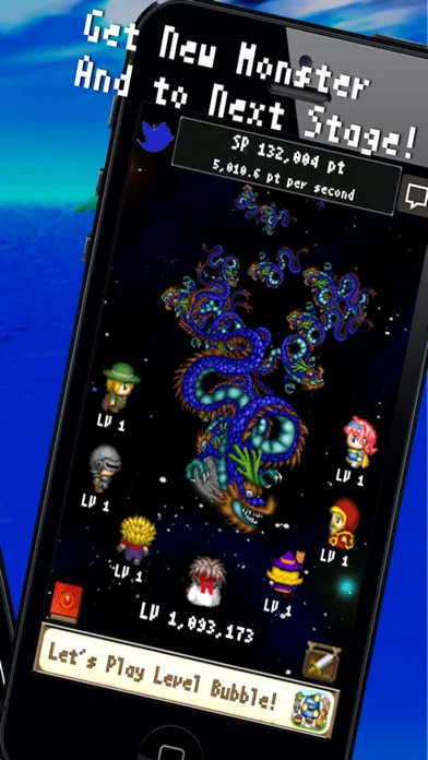 Level Bubble defeating Dragon Screenshots