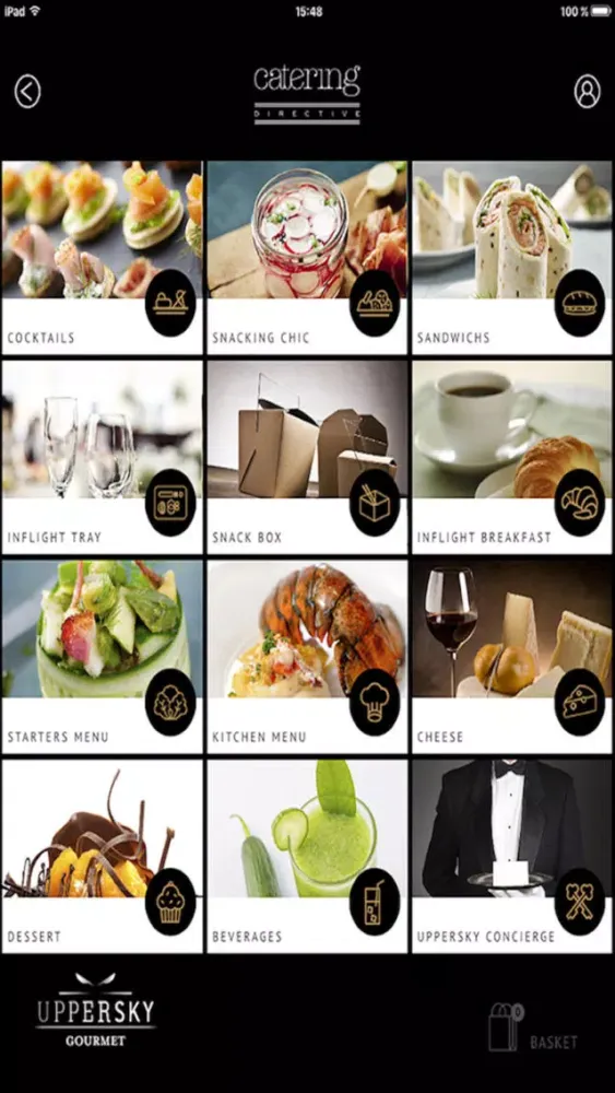 Capturas de tela do Catering Directive