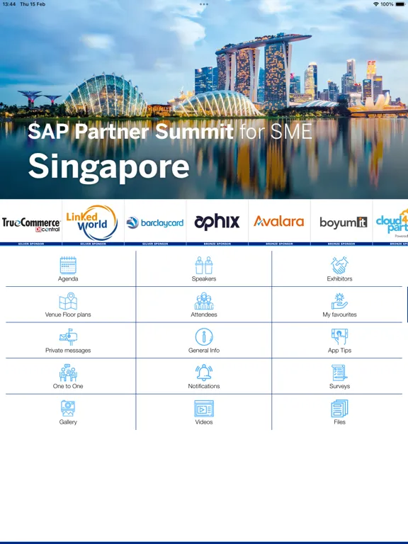 Captures d'écran de SAP Partner Summit for SME iPad 