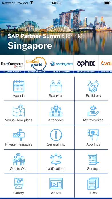 Captures d'écran de SAP Partner Summit for SME