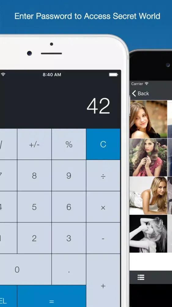 Fake Calculator Free - hide and browse your secret video photo slider and document safely 스크린샷