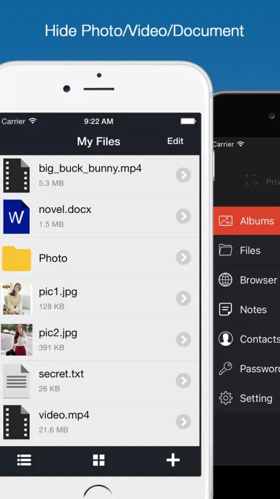 Fake Calculator Free - hide and browse your secret video photo slider and document safely 스크린샷