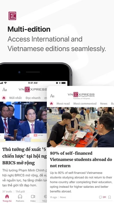 Screenshot di VnExpress: Vietnam Latest News