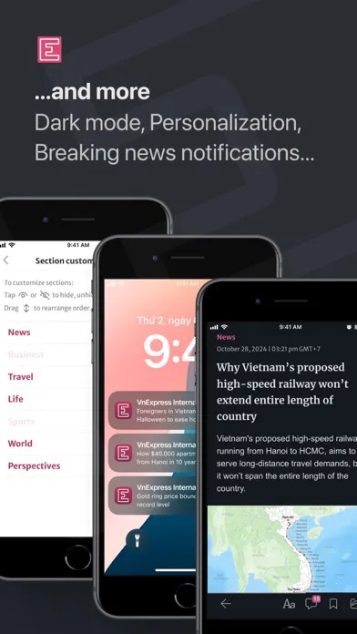 Screenshot di VnExpress: Vietnam Latest News