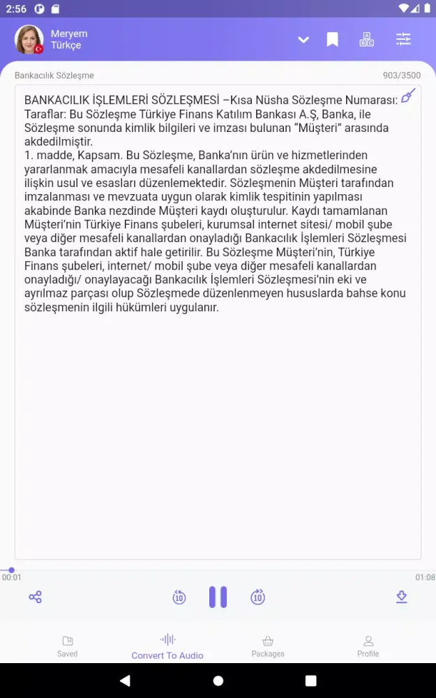 Text to speech, Speech to Text Screenshots