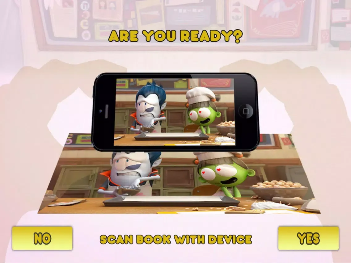 Tangkapan skrin AR Spookiz 2 iPad 