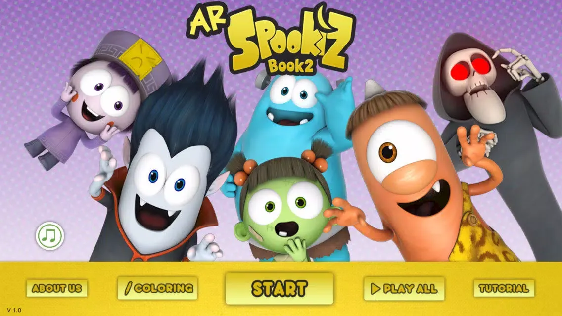 Tangkapan skrin AR Spookiz 2