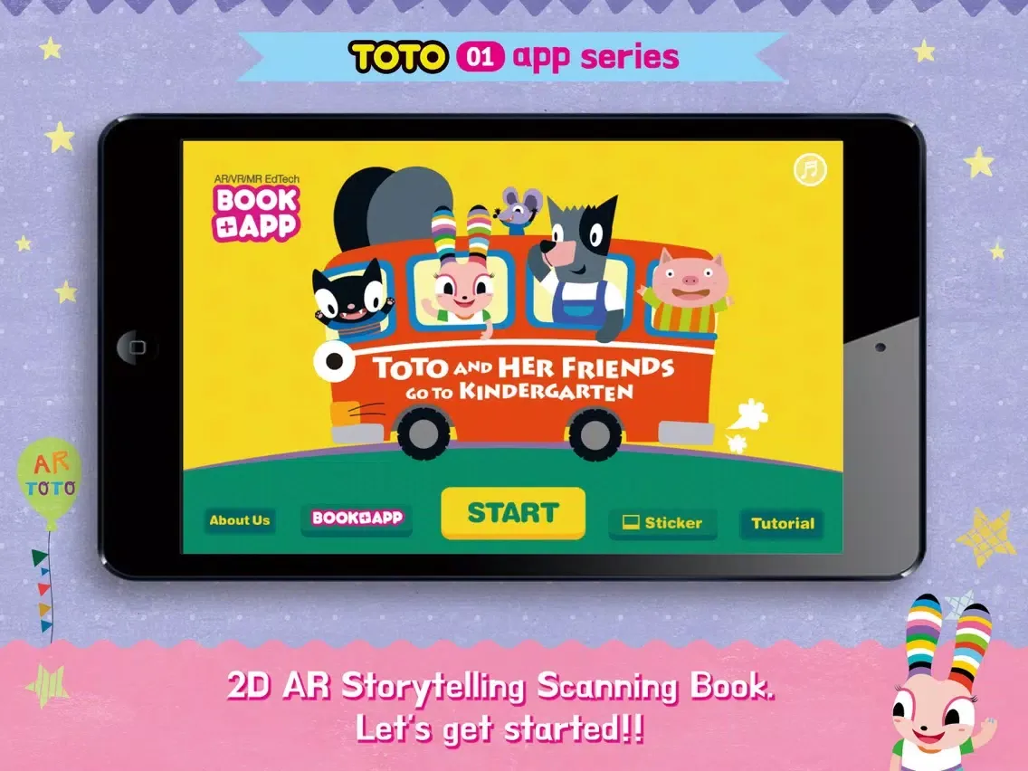 Скриншоты TOTO 01 - AR/VR/MR BOOK+APP iPad 