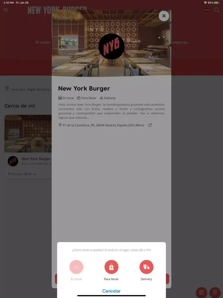 New York Burger iPad  Screenshots