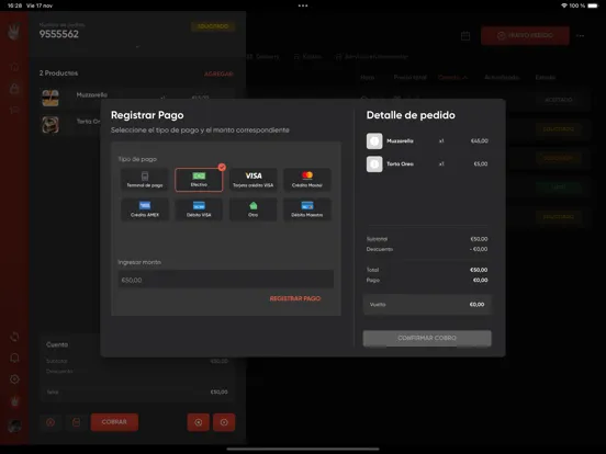 Waitry POS iPad  Screenshots