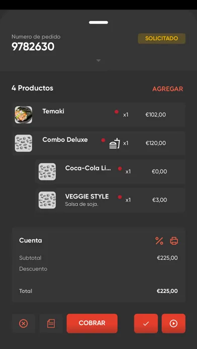 Waitry POS Screenshots