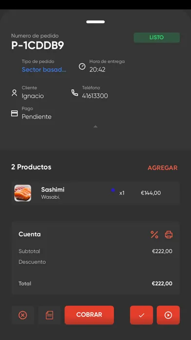Waitry POS Screenshots