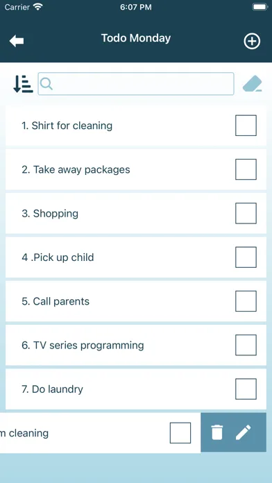 Checklist Tool Screenshots