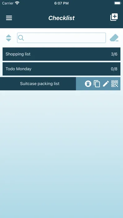 Checklist Tool Screenshots
