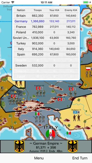 War in Europe স্ক্রিনশট