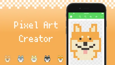 Captures d'écran de Pixel Art Creator
