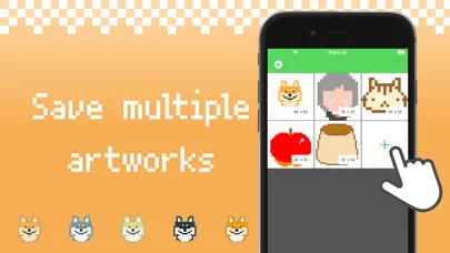 Captures d'écran de Pixel Art Creator