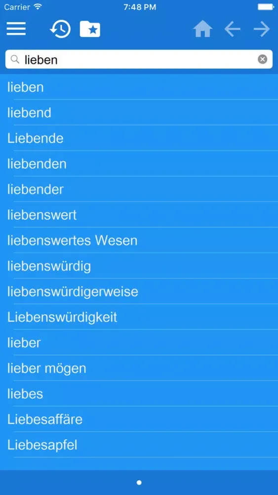 German Vietnamese dictionary Ekran Görüntüleri