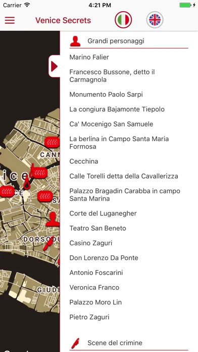 Capturas de pantalla de Venice Secrets Exhibition