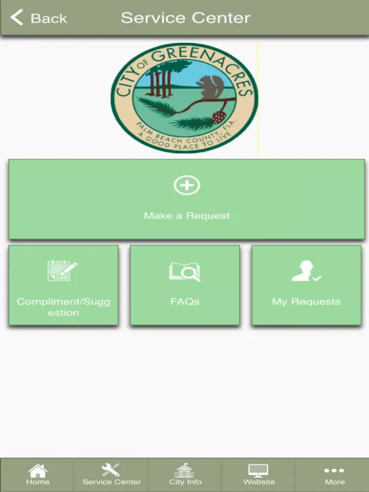 Tangkapan layar Greenacres FL iPad 