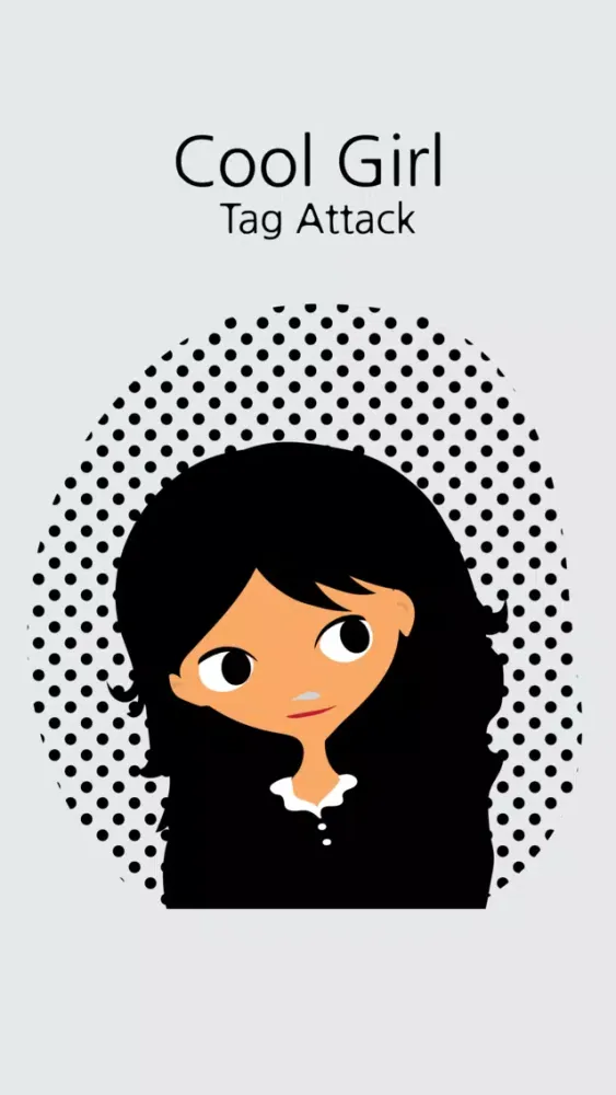 Tangkapan layar Cool Girl Tag Attack