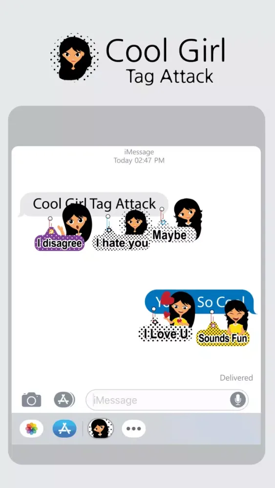 Tangkapan layar Cool Girl Tag Attack