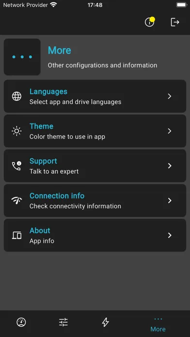 Capturas de pantalla de WEG Liftouch