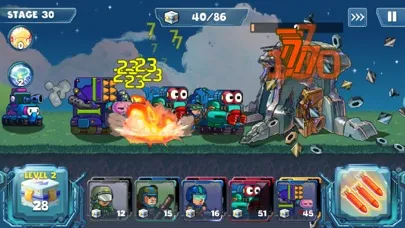 Tangkapan layar Defense War :Battle Master