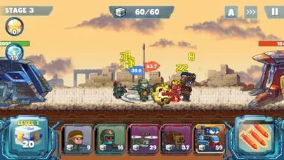 Tangkapan layar Defense War :Battle Master