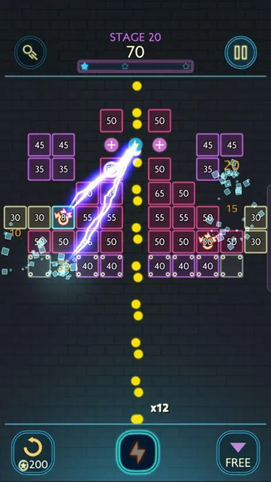 Tangkapan layar Neon Bricks : Legend balls