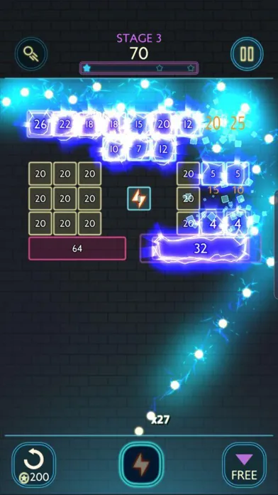 Tangkapan layar Neon Bricks : Legend balls