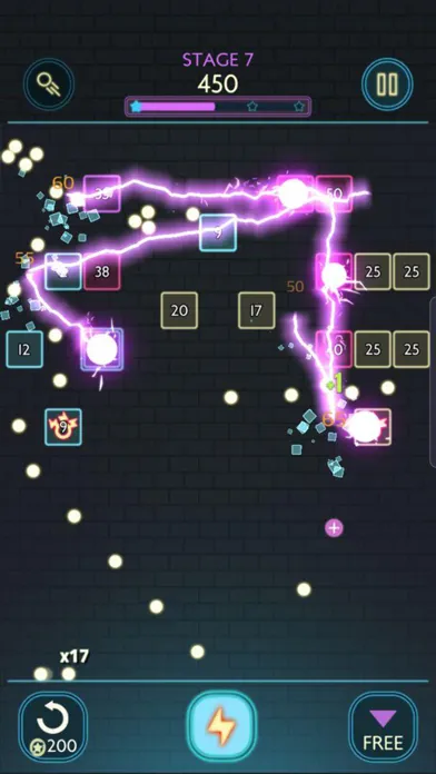 Tangkapan layar Neon Bricks : Legend balls