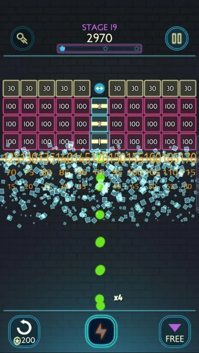 Tangkapan layar Neon Bricks : Legend balls